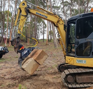 five finger grab for excavator